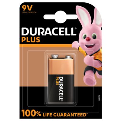 DURACELL Batterie Plus Mainline Alkaline E-Block 9V 6LR61...