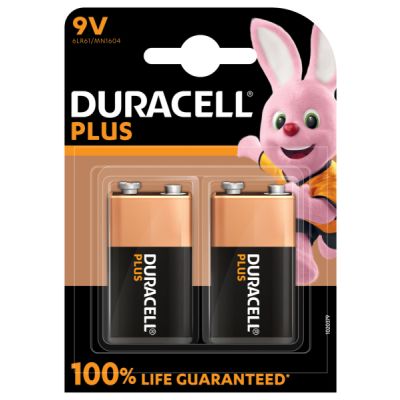 DURACELL Batterie Plus Mainline Alkaline E-Block 9V 6LR61...