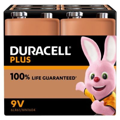 DURACELL Batterie Plus Mainline Alkaline E-Block 9V 6LR61...