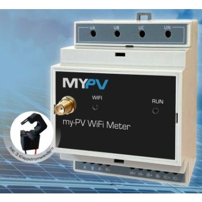 MY-PV Wi-Fi Energy Meter inkl. 3x Klappstromwandler 75A