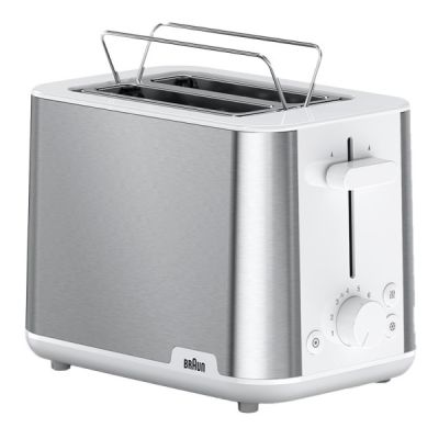 BRAUN HH Toaster 2Schlitz 900W 8St. Auft. Aufw. ws