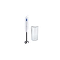 BRAUN HH Stabmixer 450W Metallfuß Mixbecher weiss-blau