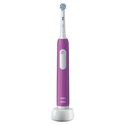 ORAL B Kinderzahnb&uuml;rste Junior Base Purple Timer...