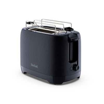 TEFAL Toaster 2Schlitz 850W 7St. Brötchenaufsatz sw