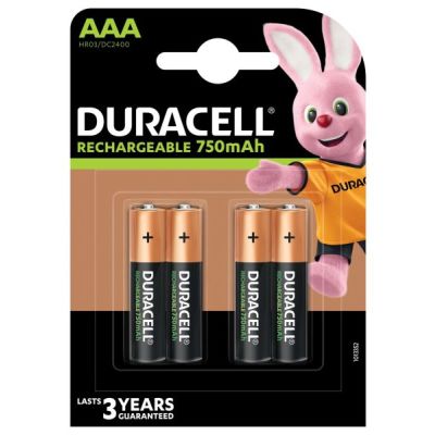 DURACELL Akku AAA (HR03) aufladbar 750mAh B4